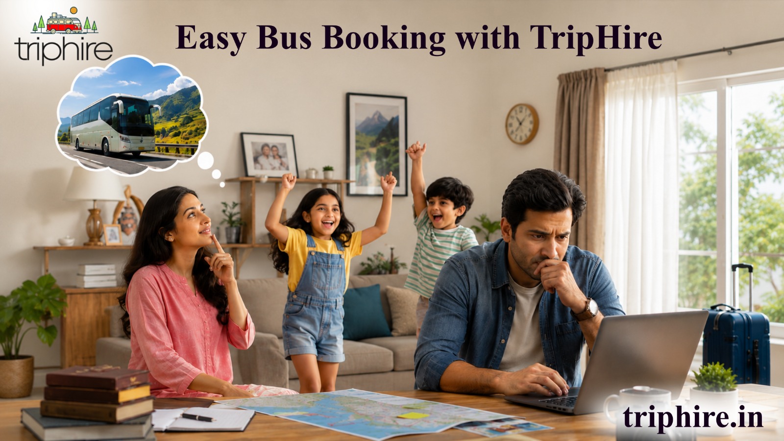 Last-Minute Plan? Don't Worry, Tourist Bus Booking Service Is Simple with TripHire