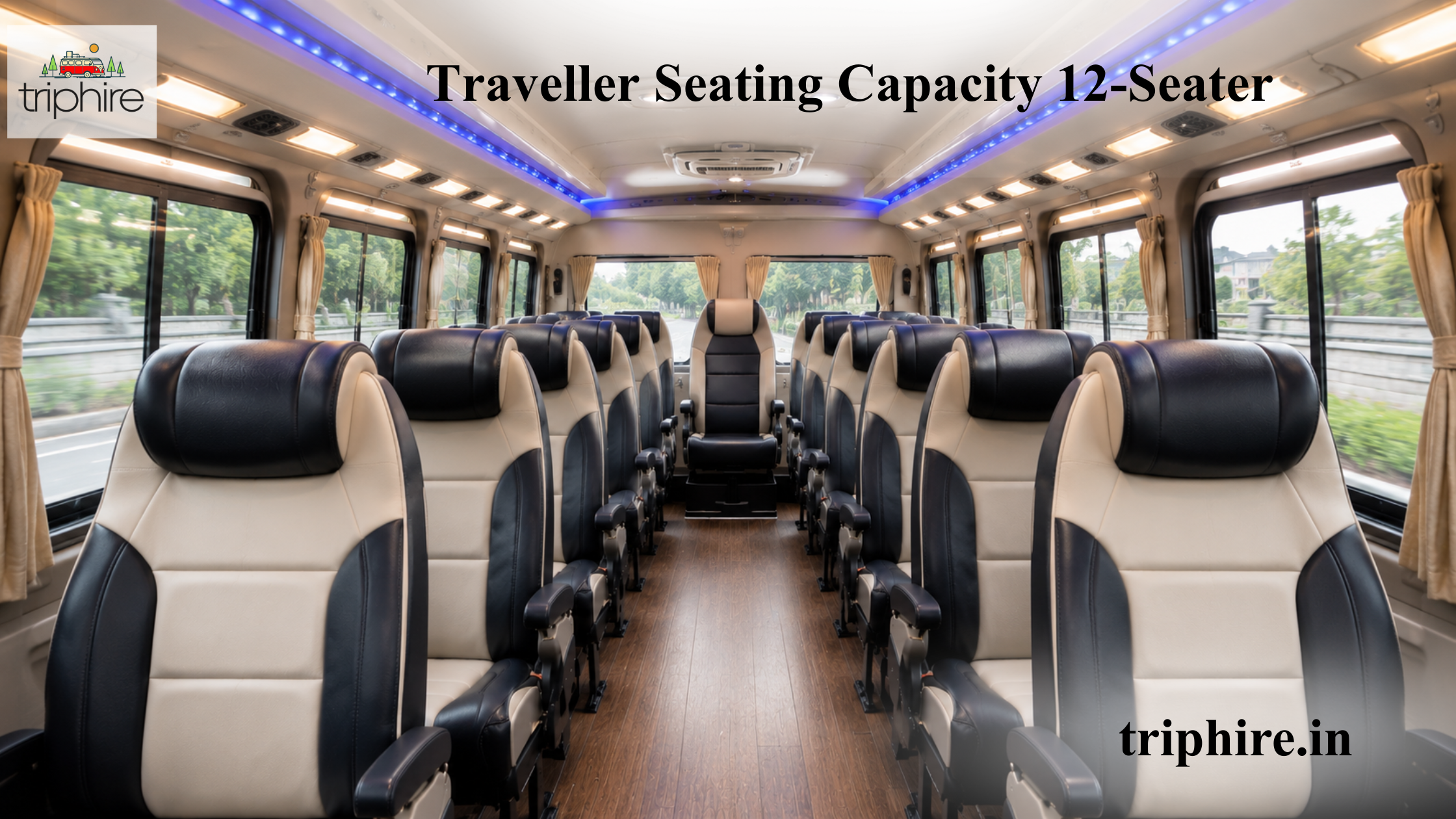 Why a Tempo Traveller Seating Capacity 12-Seater Is Perfect for Family Outings?