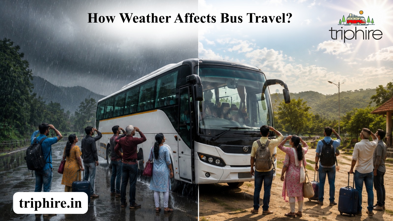 how weather affects bus travel