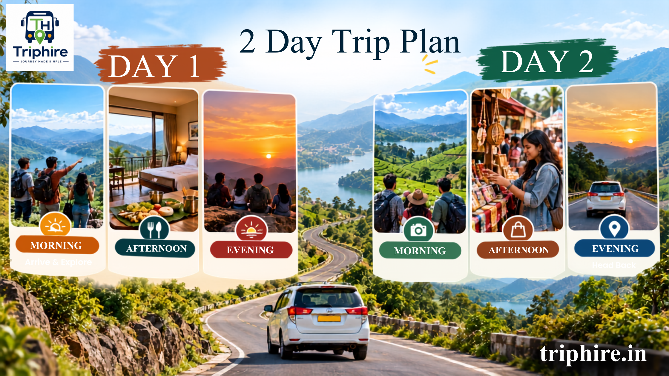 2 day trip plan